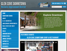 Tablet Screenshot of glencovedowntown.org